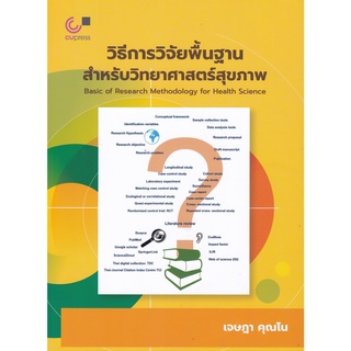 Chulabook(ศูนย์หนังสือจุฬาฯ) |C112 หนังสือ9789740340560 วิธีการวิจัยพื้นฐานสำหรับวิทยาศาสตร์สุขภาพ (BASIC OF RESEARCH METHODOLOGY FOR HEALTH SCIENCES)