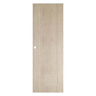 Bathroom door PVC AZLE GROOVE 70X200 CM P3 DOOR BEECH Door frame Door window ประตูห้องน้ำ ประตูห้องน้ำ PVC AZLE GROOVE P