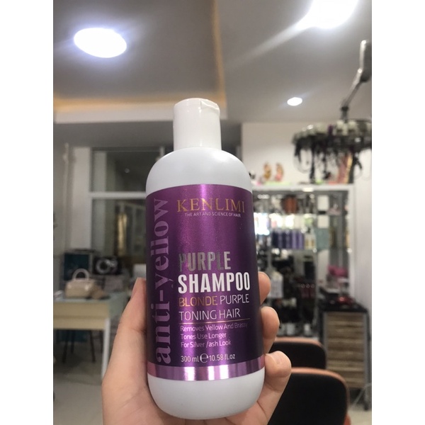 เเชมพูม่วงkenlimi-purple-shampooลดไรเหลือส้ม-ช่วยรักษาสีผม
