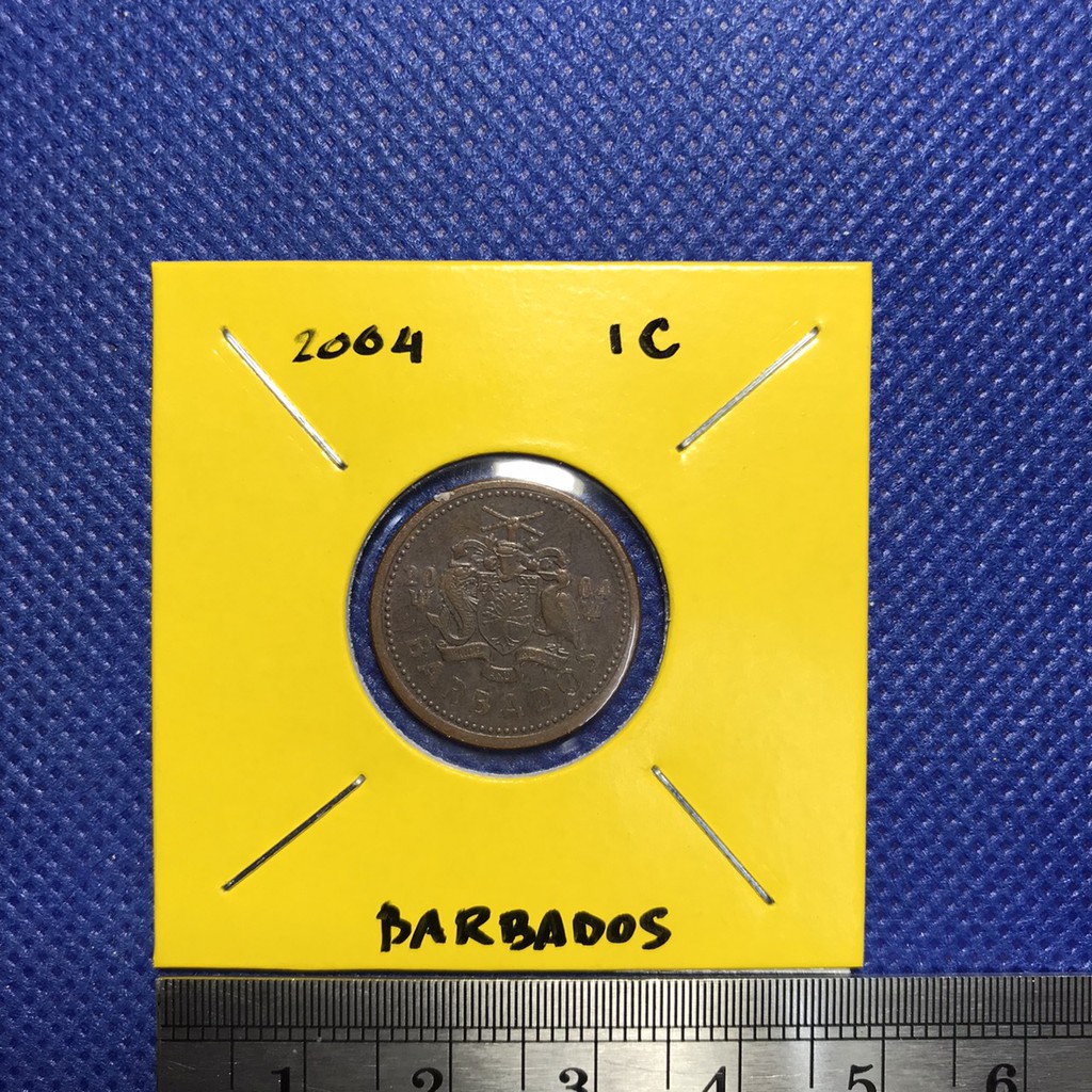 เหรียญเก่า-13638-ปี2004-barbados-1-cent-เหรียญต่างประเทศ-เหรียญหายาก-เหรียญสะสม