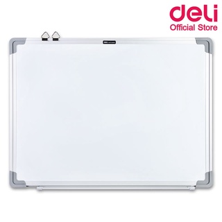 สินค้า Deli V450 Whiteboard กระดานไวท์บอร์ดแม่เหล็กขอบมน ขนาด 18 × 24 นิ้ว อุปกรณ์สำนักงาน กระดานไวท์บอร์ด เครื่องเขียน ไวท์บอร์ด ไวท์บอร์ดA4
