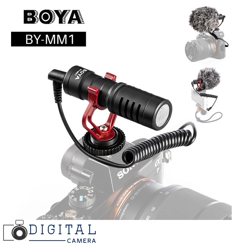 boya-by-mm1-camera-video-microphone-ไมค์ติดกล้อง