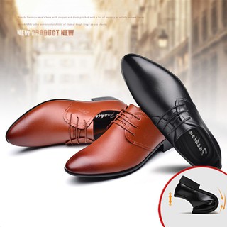 สินค้า 👞รองเท้าหนัง 👞รองเท้าหนังทรงหัวแหลม รองเท้าหนังผูกเชือก รองเท้าผู้ชาย รองเท้าหนังสำหรับผู้ชาย