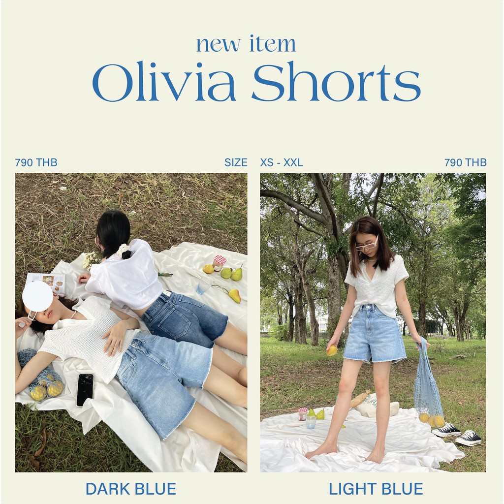 ภาพหน้าปกสินค้าTGDA.CO - กางเกงยีนส์ขาสั้น Body girl รุ่น Olivia shorts จากร้าน tgda.co บน Shopee