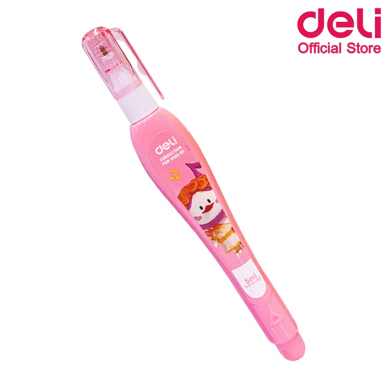 deli-h10000-correction-pen-ปากกาลบคำผิด-ลายการ์ตูนย์สุดน่ารัก-ขนาด-5ml-แพ็คกล่อง-12-แท่ง-ปากกาลบคำผิด-เครื่องเขียน-ลิคขวิด