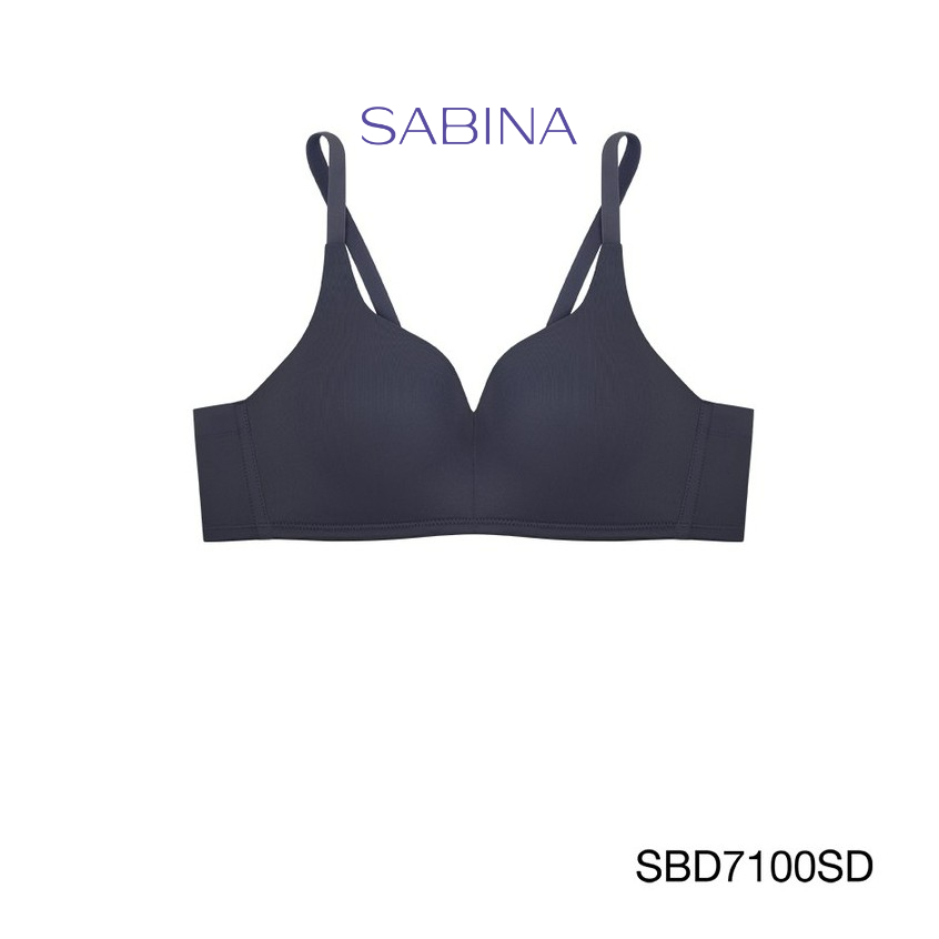 ภาพหน้าปกสินค้าSabina เสื้อชั้นใน Invisible Wire (ไม่มีโครง) รุ่น Perfect Bra รหัส SBD7100SD สีเทา