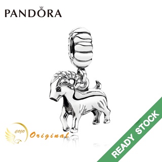 Pandora สายเงิน 925 รูปแกะ 12 ราศี diy 791098 เครื่องประดับ จี้ลูกปัด DIY ของขวัญวันเกิด สําหรับสุภาพสตรี p825