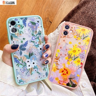 เคสโทรศัพท์มือถือลายดอกไม้สําหรับ Huawei Y6P Y7A Y6 Pro 2019 Nova 7Se Nova7I Nova5T Nova3I Nova2I P30 Lite Y9S Y9 Prime