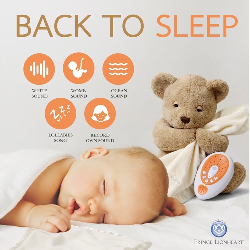 [Original Slumber Bear] หมีกล่อมนอน Back To Sleep กล่อมเด็กนอน มีเสียง ...