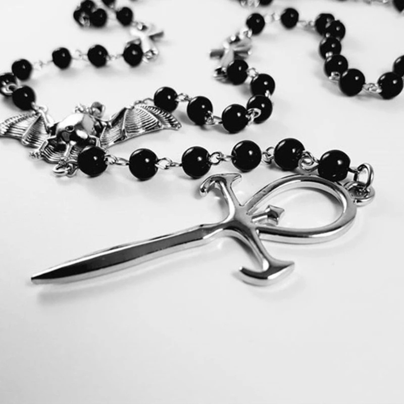 boom-dainty-vampire-ankh-rosary-choker-halloween-bat-gothic-presents-pendant-necklace