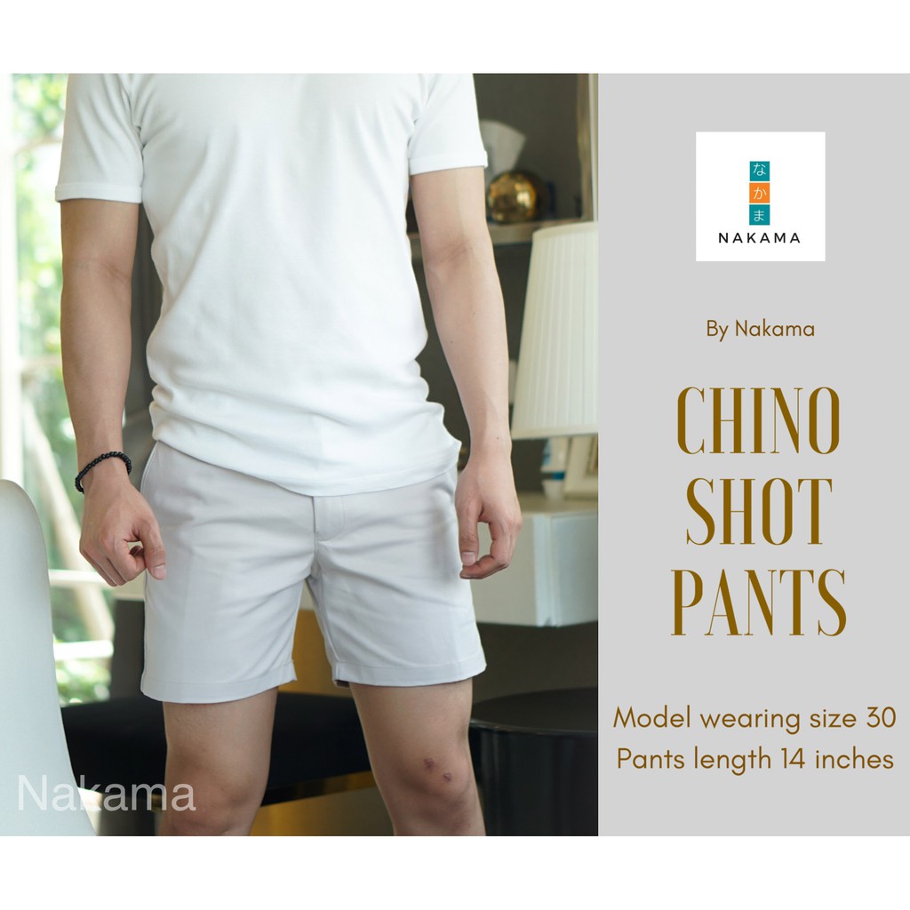 ภาพสินค้า( ลดเพิ่ม 29.-)กางเกงขาสั้นผู้ชาย ผ้าชิโน แฟชั่นเกาหลี ขาสั้นความยาว14นิ้ว จากร้าน jirut14 บน Shopee ภาพที่ 4
