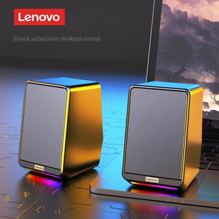 สินค้า Lenovo Ts38 ลําโพงซับวูฟเฟอร์ Rgb เรืองแสง สีดํา สําหรับคอมพิวเตอร์ โทรศัพท์มือถือ
