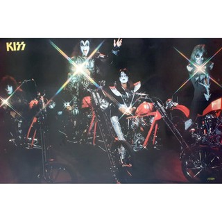 โปสเตอร์ วง ดนตรี Kiss คิส ภาพวงดนตรี โปสเตอร์ติดผนัง โปสเตอร์สวยๆ poster