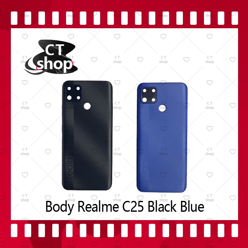 สำหรับ-realme-c25-อะไหล่บอดี้-เคสกลางพร้อมฝาหลัง-body-อะไหล่มือถือ-คุณภาพดี-ct-shop