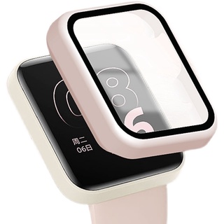 กระจก + เคสสําหรับ Xiaomi Mi Watch Lite นาฬิกาข้อมืออัจฉริยะป้องกันรอยหน้าจอ