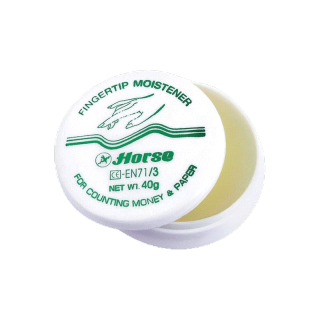Horse - ตราม้า ขี้ผึ้งนับแบงค์ ขี้ผึ้งตราม้า ขี้ผึ้งนับกระดาษ ขี้ผึ้ง ขนาด 40 g.