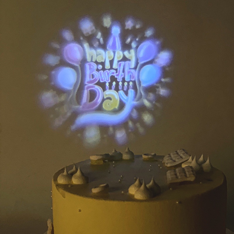 ภาพหน้าปกสินค้าโคมไฟโปรเจคเตอร์ Happy Birthday สําหรับตกแต่งปาร์ตี้วันเกิด จากร้าน dydzsw3.th บน Shopee