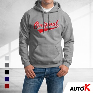 สินค้า AUTO K เสื้อกันหนาวมีฮู้ดสีพื้น  เสื้อแจ็คเก็ต เสื้อกันหนาว  Freesize / Hoodies ( ลาย ORIGINAL )