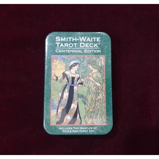 ภาพหน้าปกสินค้าไพ่ Smith-Waite Tarot Deck Centennial Edition in a Tin Box ไพ่ยิปซีแท้ลดราคา ไพ่ยิปซี ไพ่ทาโร่ต์ ไพ่ออราเคิล Tarot Card ที่เกี่ยวข้อง