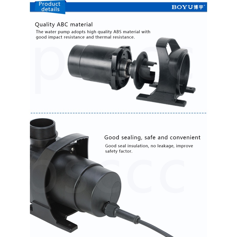 boyu-spf-48000-ปั้มน้ำขนาดใหญ่-เหมาะสำหรับบ่อปลาที่มีขนาดใหญ่-ติดตั้งน้ำพุ-น้ำตก-และบ่อกรอง