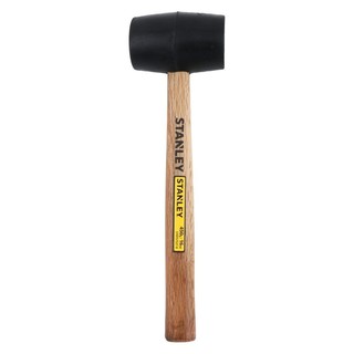 ค้อน ค้อนยางด้ามไม้ STANLEY 450 กรัม เครื่องมือช่าง เครื่องมือช่าง ฮาร์ดแวร์ RUBBER HAMMER WOODEN GRIP STANLEY 450G