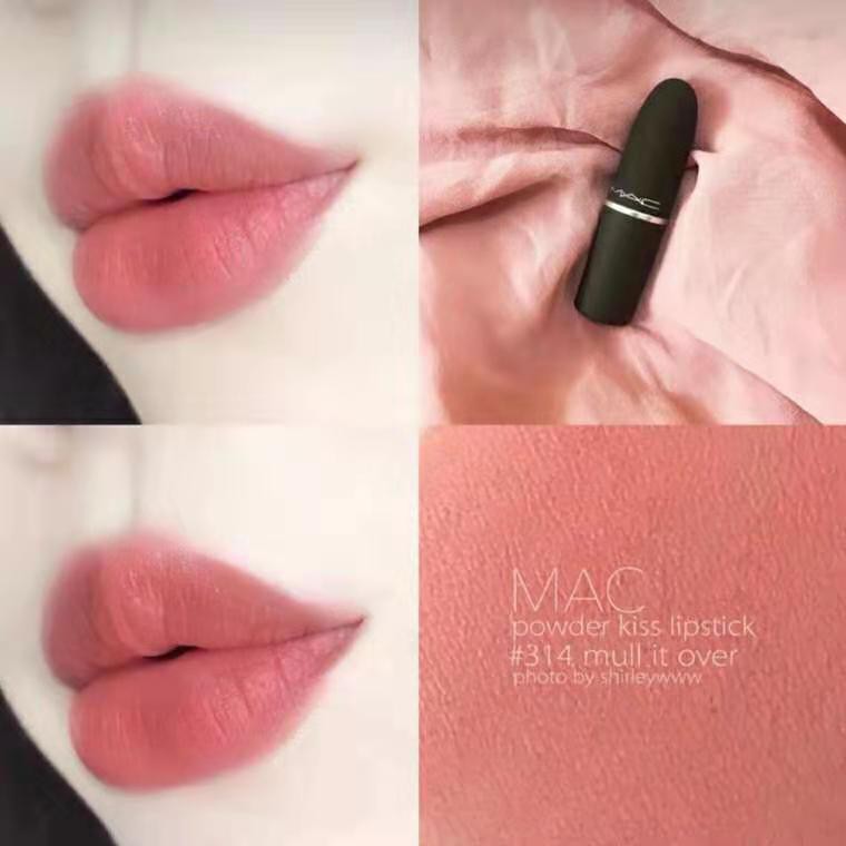 พร้อมส่ง-ของแท้-mac-lipstick-923-314-powder-kiss