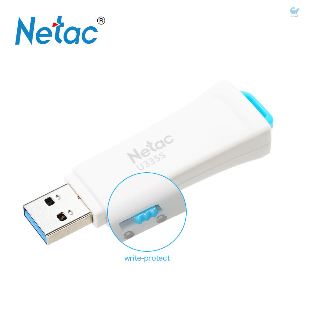 ภาพสินค้าH&G Netac U335S 128GB Write Protect USB3.0 Flash Drive Memory Stick USB Flash Disk จากร้าน homgeek.th บน Shopee ภาพที่ 5