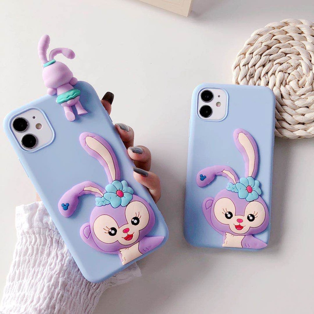 เคสโทรศัพท์มือถือแบบนิ่ม-tpu-ลายการ์ตูนกระต่าย-stella-lou-star-delu-สีม่วง-สําหรับ-samsung-galaxy-a22-a73-a53-a33-a23-a13-s22-s21-s20-fe-note-9-10-20-ultra-s10-s9-plus