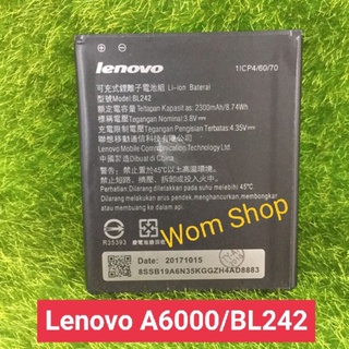 LENOVO A6000 BL242 แบตเตอรี่ 2300mAh