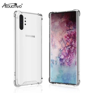 ส่งจากไทย Atouchbo Case Samsung Galaxy Note 10 , Note 10+ เคสใส เคสกันกระแทก ขอบนิ่ม-หลังแข็ง