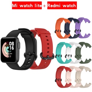 ภาพหน้าปกสินค้าสายนาฬิกาข้อมือซิลิโคน สําหรับ Xiaomi Mi watch Lite Redmi ที่เกี่ยวข้อง