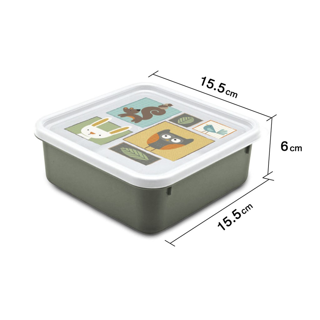 clip-pac-woodland-กล่องอาหาร-ชุดกล่องใส่อาหารพร้อมขวดน้ำ-คละสี-มี-bpa-free-1-ชุด