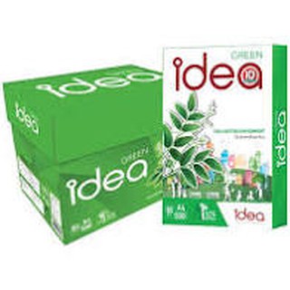 กระดาษถ่ายเอกสาร A4 Idea Green (1รีม/500แผ่น)