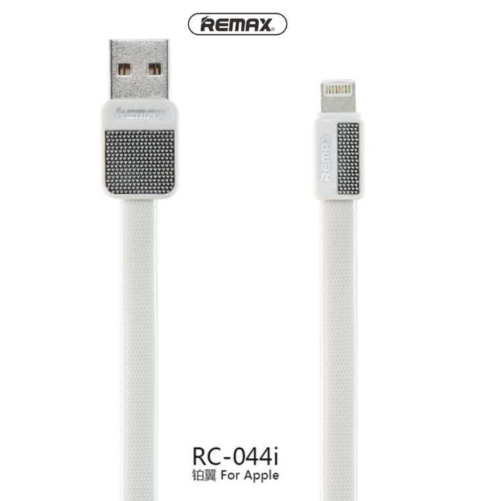 สายชาร์จ-remax-matal-rc-044i-for-apple-ของแท้-100-รับประกัน1ปี-สีขาว