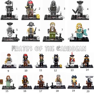 Pirates of the Caribbean ภาพยนตร์ตุ๊กตาขนาดเล็กตัวเดียวกันสำหรับเด็กอายุ 6-12 ปีประกอบของเล่นของขวัญ