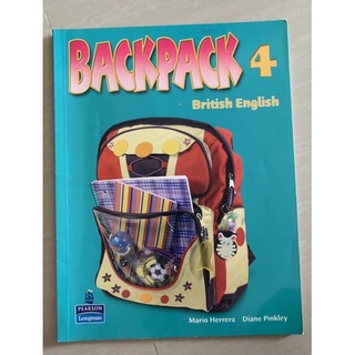 Backpack 4 British English มือ 2 มีเขียน 6 หน้า