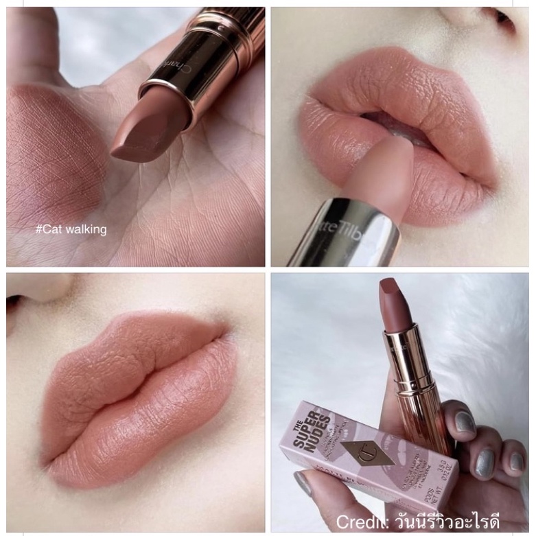 แท้💯 Charlotte Tilbury super Nudes Lipstick Shopee Thailand