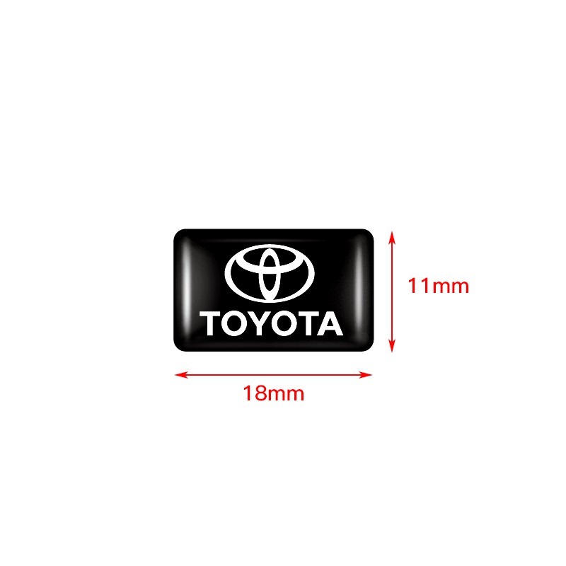 สติกเกอร์ตราสัญลักษณ์-สำหรับตกแต่งรพวงมาลัยรถยนต์-toyota