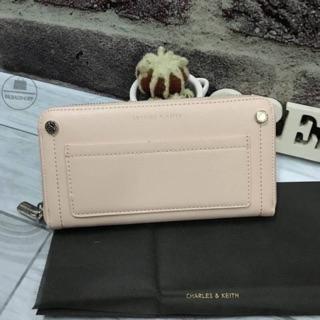 💕 CHARLES &amp; KEITH STUDDED FRONT POCKET WALLET