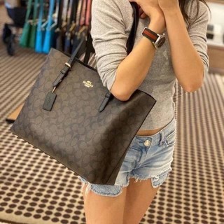 BEST SELLER !!🔥🔥 COACH MOLLIE TOTE IN SIGNATURE CANVAS