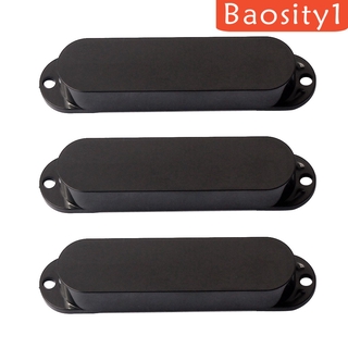 สินค้า ( Baosity 1 ) ฝาครอบปิ๊คอัพสีด ํา 3 ชิ้นสําหรับกีตาร์ Strat