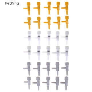 PetKing☀ 10Pcs Aquarium Air Line Tubing Volume Flow Control Valve Oxygen Air Pump Tank
 .