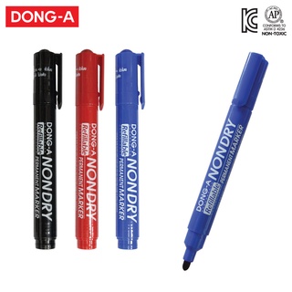ภาพหน้าปกสินค้าDONG-A (ดองอา) ปากกาเคมี นอนดราย DONG-A NONDRY ปากกาเขียนลัง เขียนทับบนเทปกาวได้ติดทนนาน ที่เกี่ยวข้อง