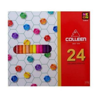 ภาพหน้าปกสินค้าสีไม้คอลลีน Colleen 24แท่ง24สี#775(แท่งเหลี่ยม) ที่เกี่ยวข้อง