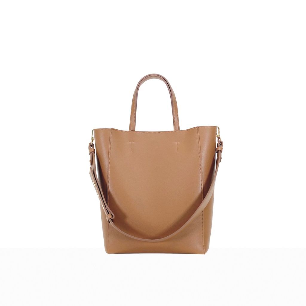 ภาพหน้าปกสินค้าknack.bag -Tote bag size mini รุ่น Everyday-Coffee(สีกาแฟ) กระเป๋าถือกระเป๋าสะพาย