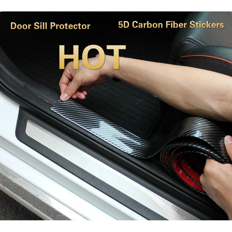 สติกเกอร์คาร์บอนไฟเบอร์กันชนสำหรับติดรถยนต์