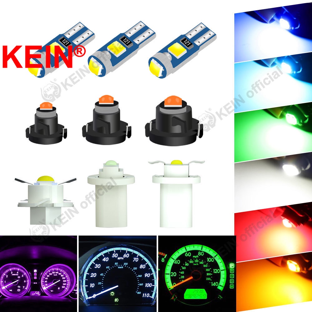 Kein แผงแดชบอร์ดไฟ LED T5 T3 T4.2 T4.7 LED B8.3 B8.4 B8.5 Neo Wedge ...