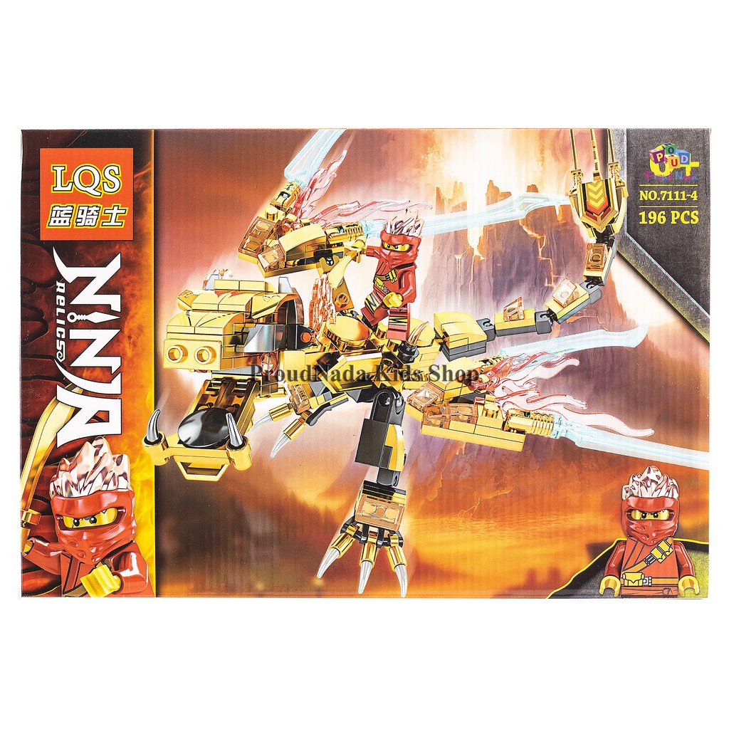 ProudNada Toys ของเล่นเด็ก ตัวต่อ นินจา LQS NINJA Relics NO.7111-1-4 ...