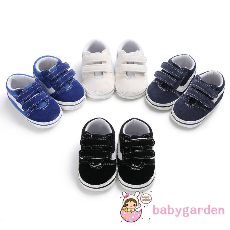 ภาพหน้าปกสินค้ารองเท้าผ้าใบสีขาวสำหรับเด็กทารก จากร้าน babygarden.th บน Shopee
