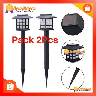 Japan Pack2pcs Solar 1 LED ไฟปักสนาม white Color of LED Light New Alitech